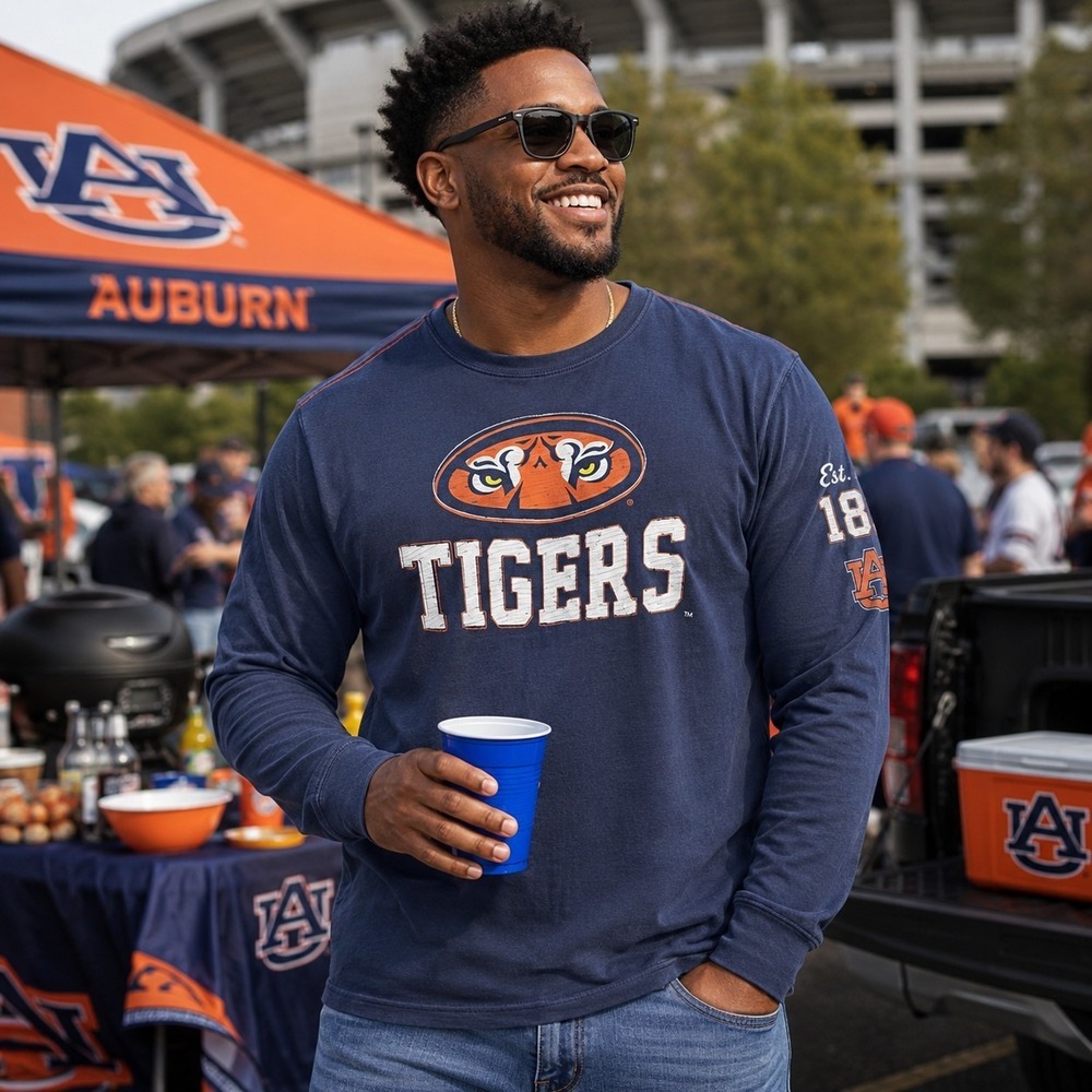 Colosseum Athletics Auburn University AU Tigers Men's XL Shirt Fandom NCAA SEC